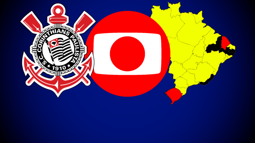 Corinthians foi o time escolhido pelas emissoras da Globo em 19 estados + DF neste fim de semana do Brasileirão na TV